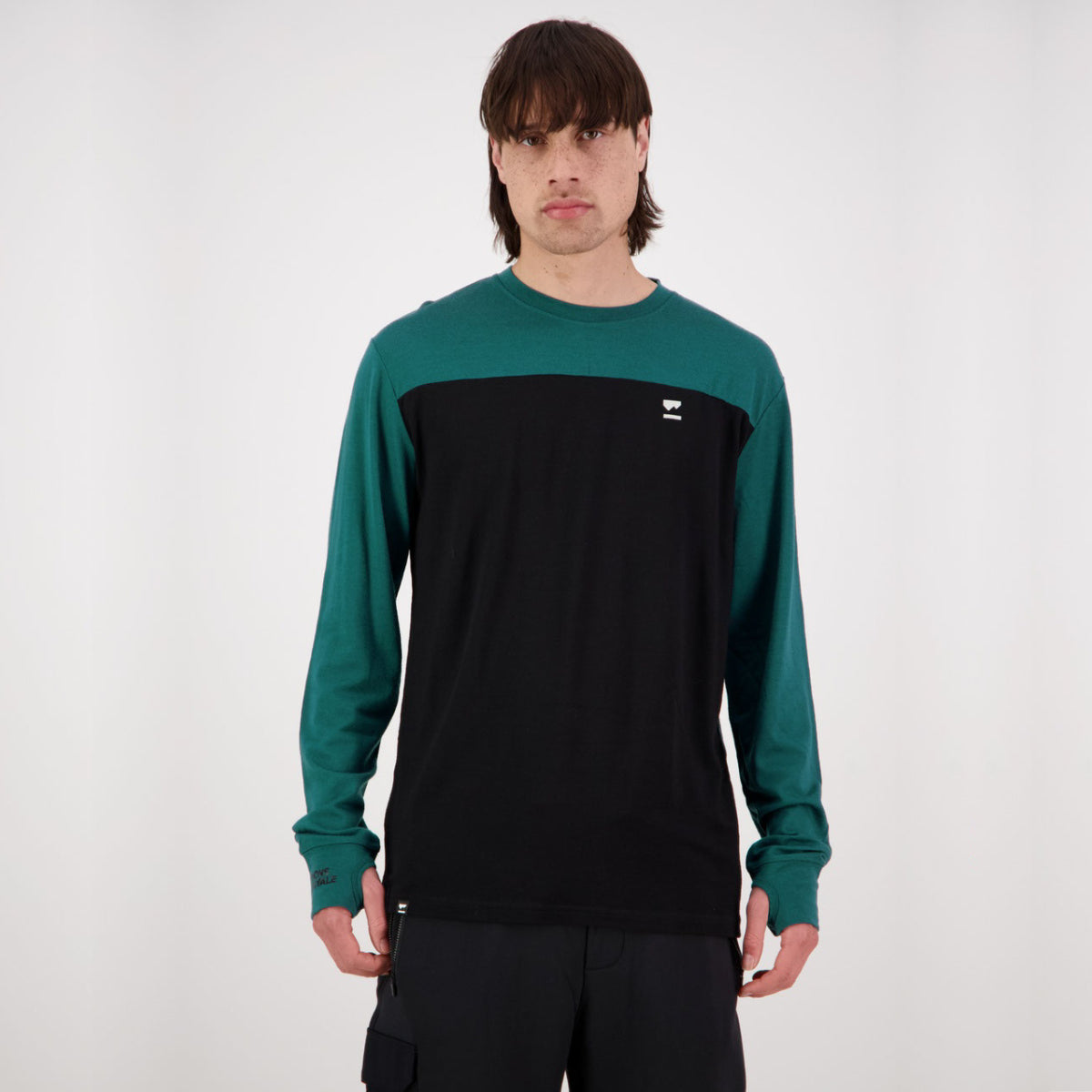 Mons Royale - Men's Yotei LS - Evergreen / Black