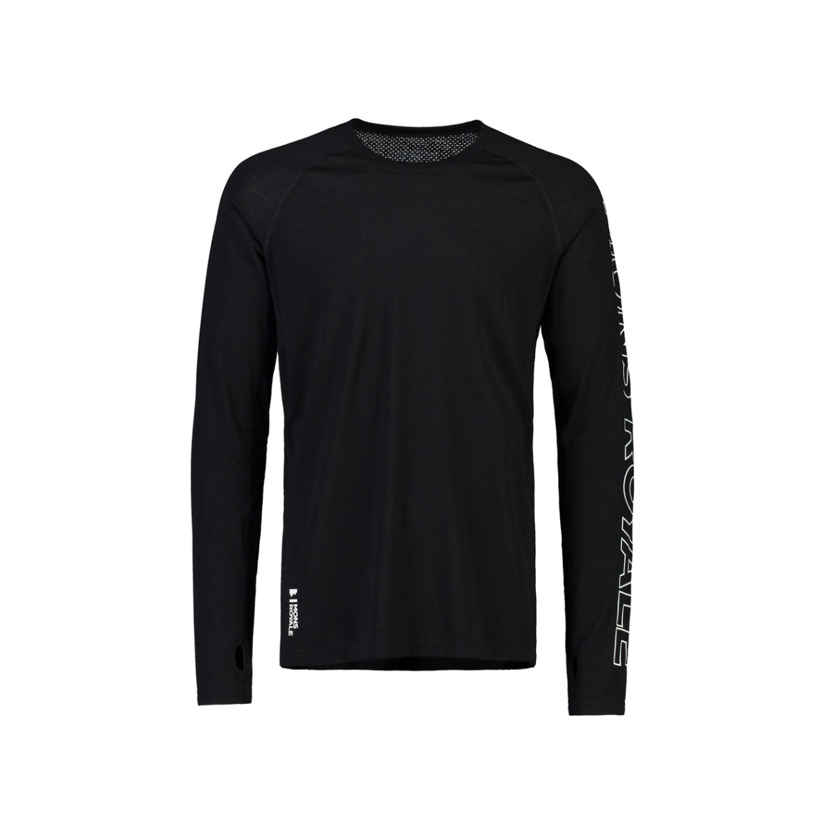 Mons Royale - Men's Temple Merino Long Sleeve - Black