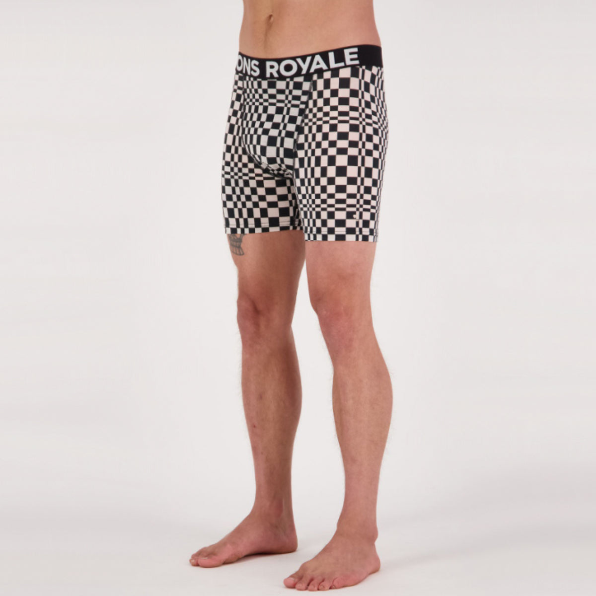 Mons Royale (Sample) - Men's Hold 'em Boxer - Checkers