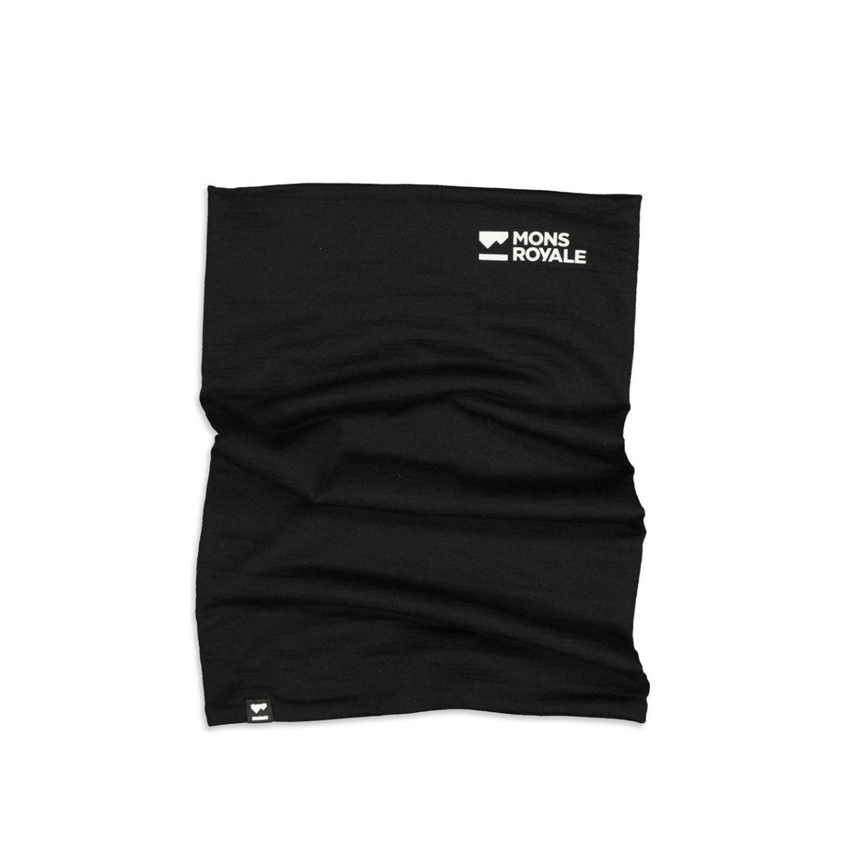 Mons Royale - Unisex Double Up Merino Neckwarmer - Black