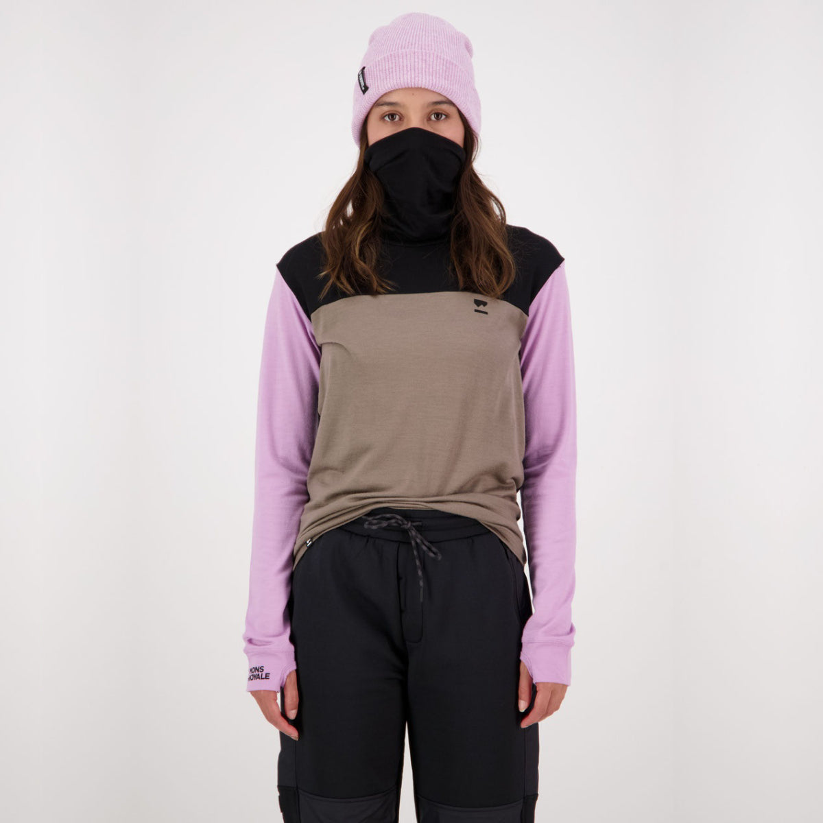 Mons Royale - Women's Yotei BF High Neck - Orchid Dawn