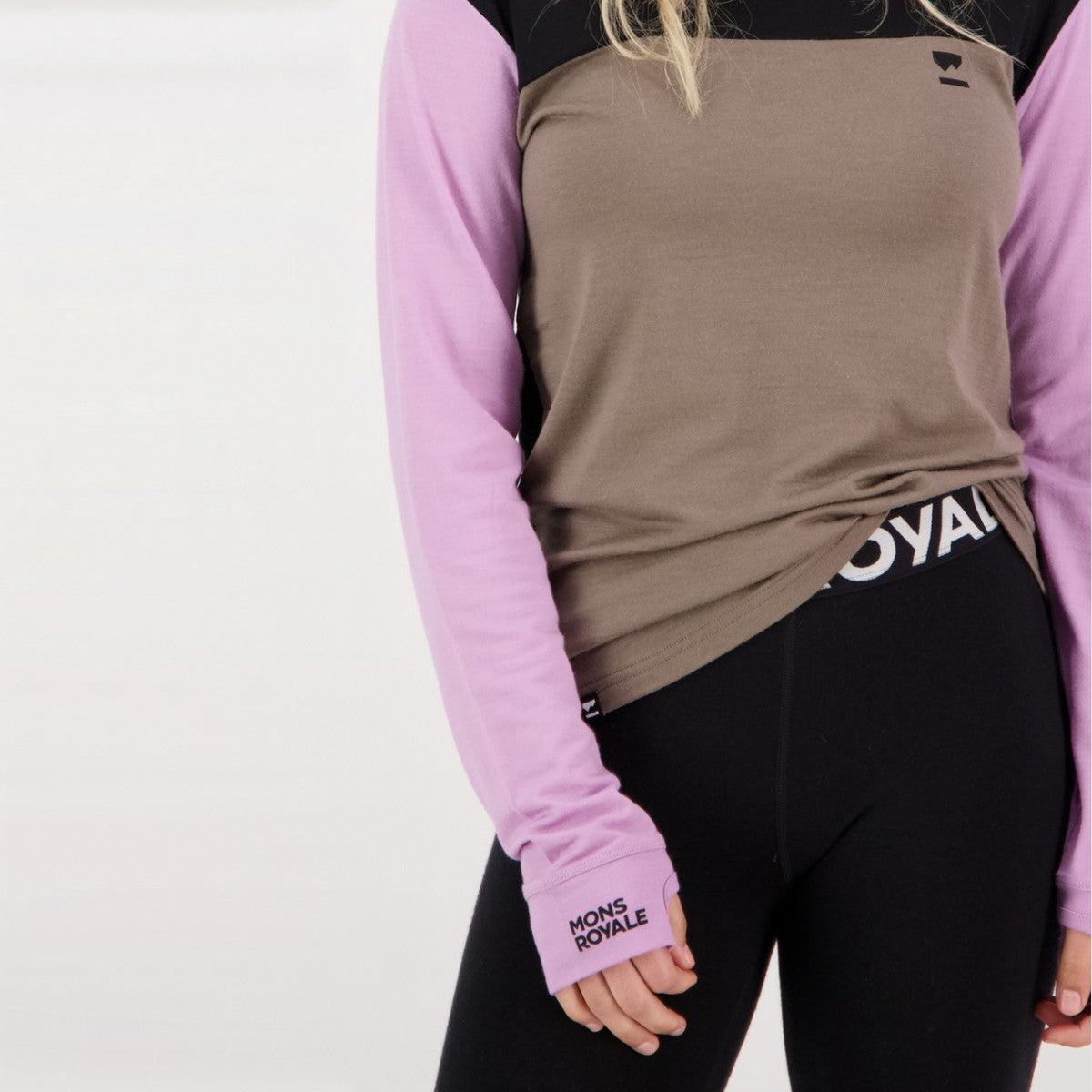 Mons Royale - Women's Yotei BF High Neck - Orchid Dawn