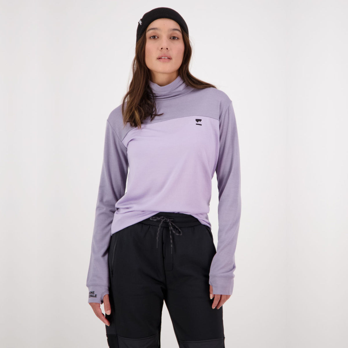 Mons Royale - Women's Yotei BF High Neck - Thistle Cloud