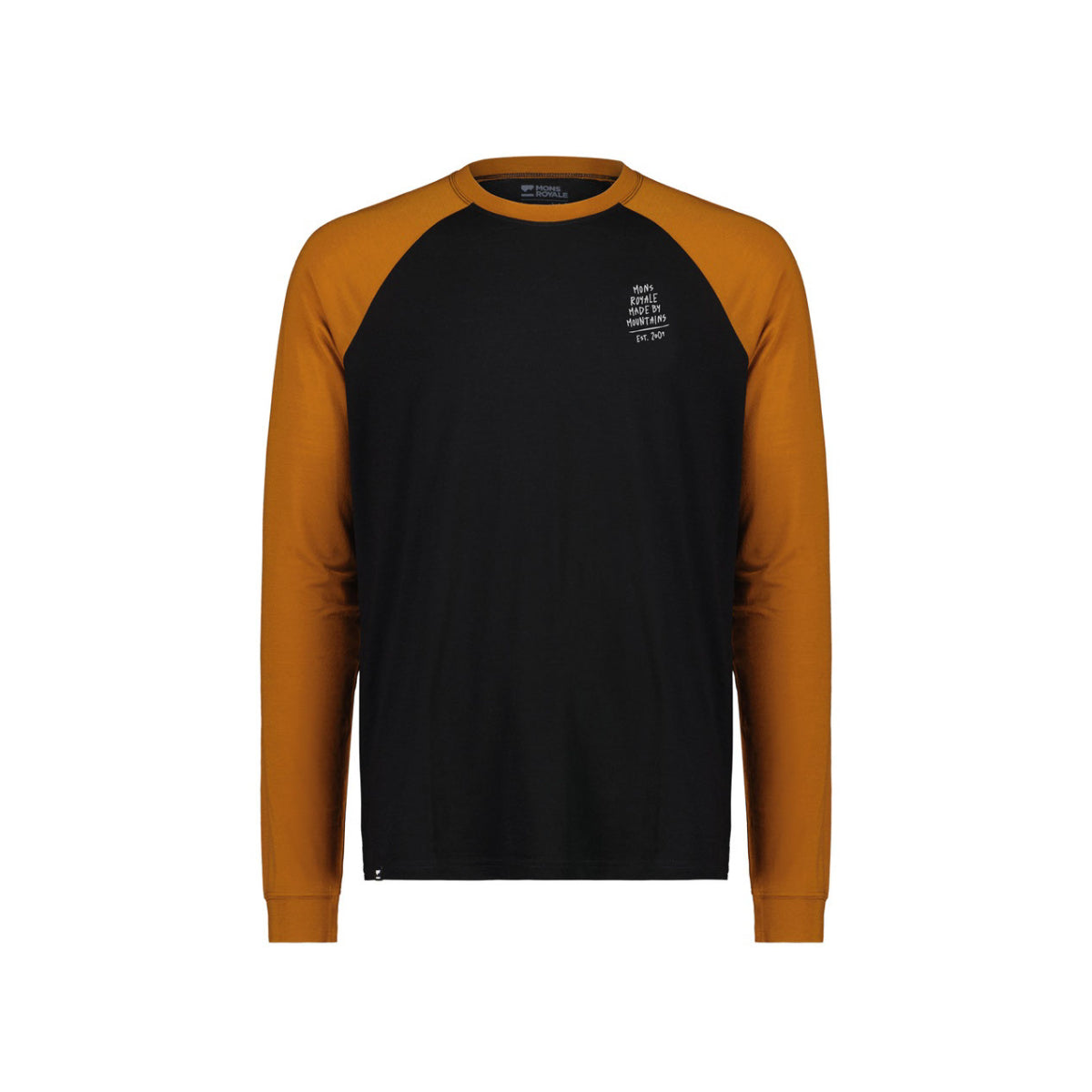 Mons Royale - Men's Icon Raglan - Black / Copper