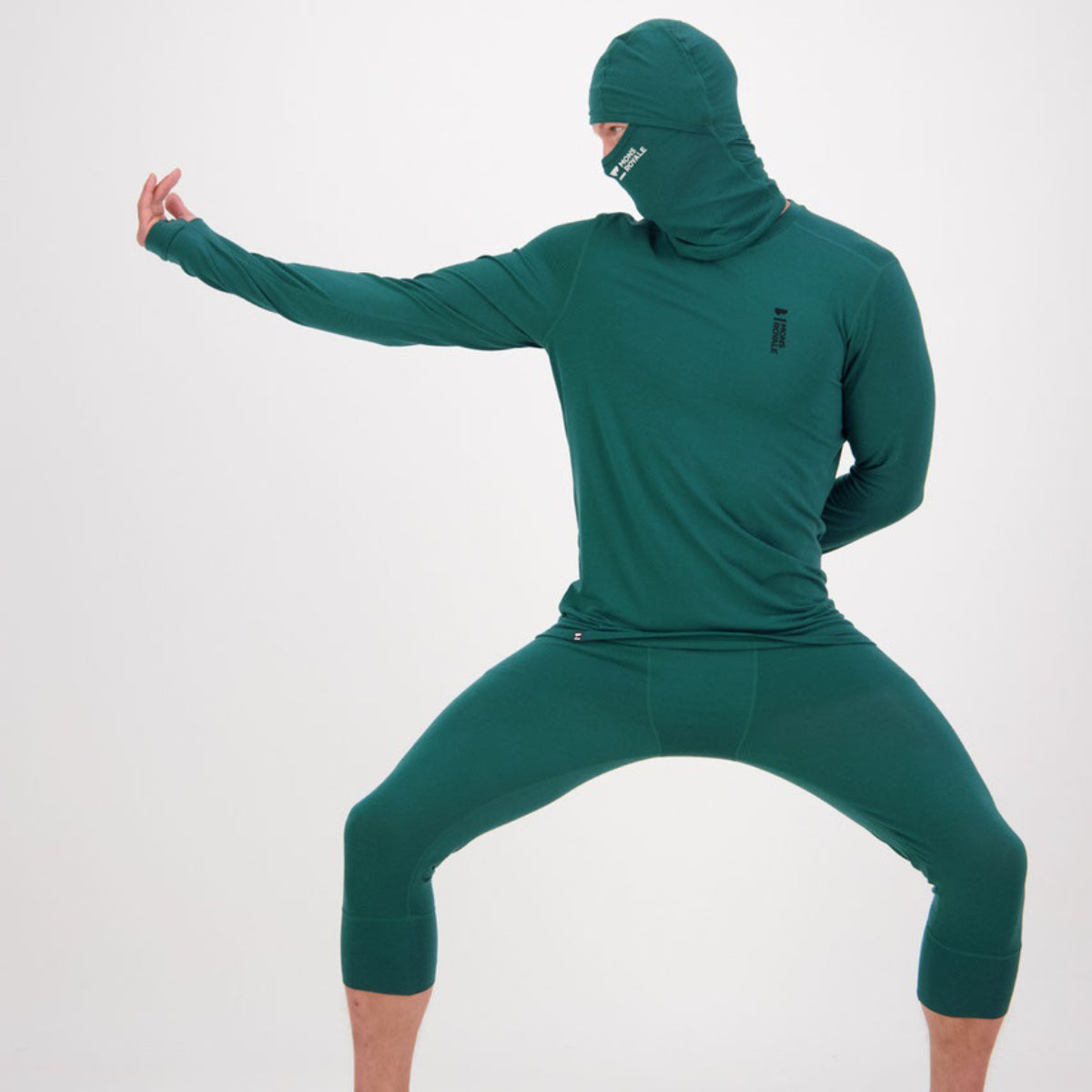 Mons Royale - Men's Cascade Merino Flex 200 LS - Evergreen