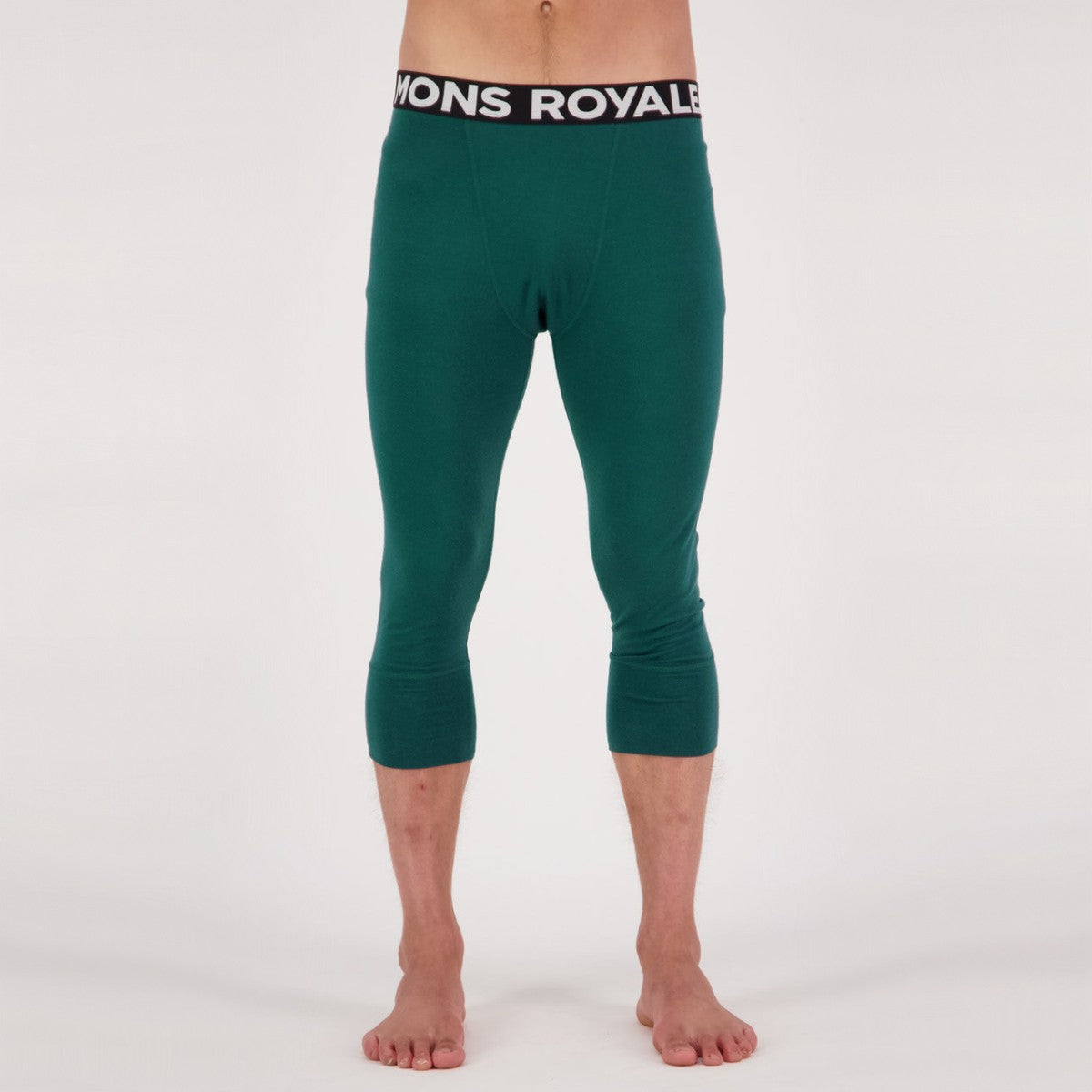 Mons Royale - Men's Cascade Merino Flex 200 3/4 Legging - Evergreen
