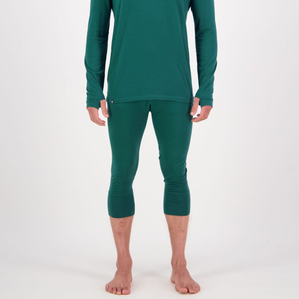Mons Royale - Men's Cascade Merino Flex 200 3/4 Legging - Evergreen