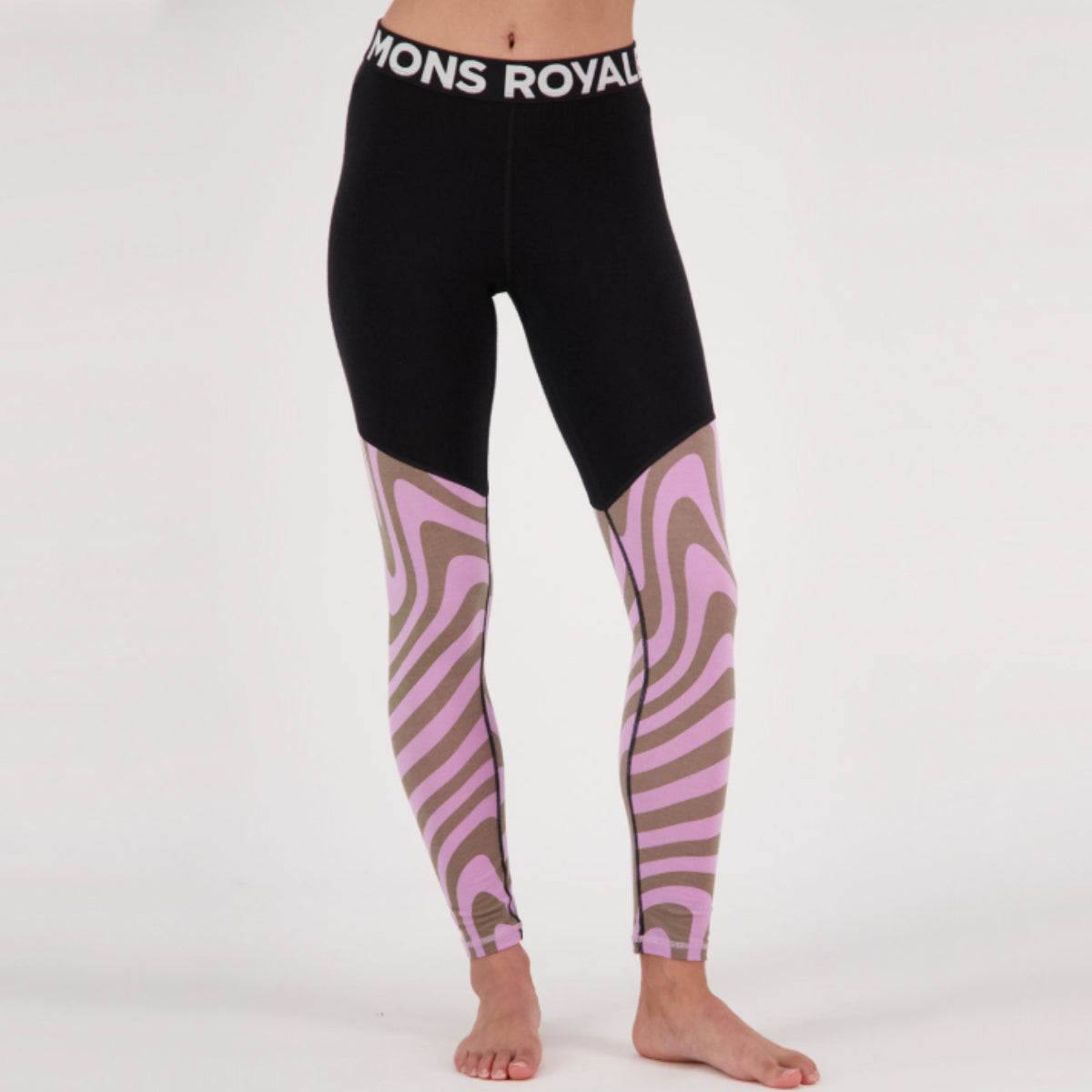 Mons Royale - Women's Cascade Merino Flex 200 Legging - Blazing Trails