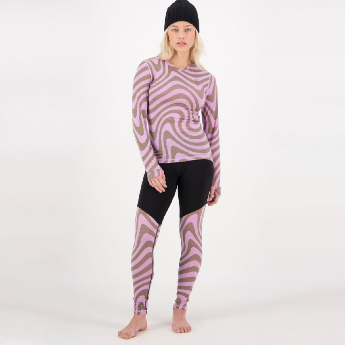 Mons Royale - Women's Cascade Merino Flex 200 Legging - Blazing Trails