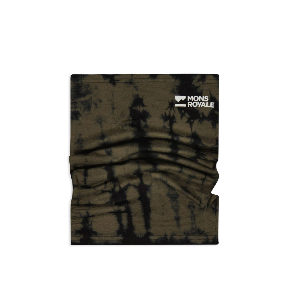 Mons Royale - Unisex Daily Dose Merino Flex 200 Neckwarmer - Olive Tie Dye