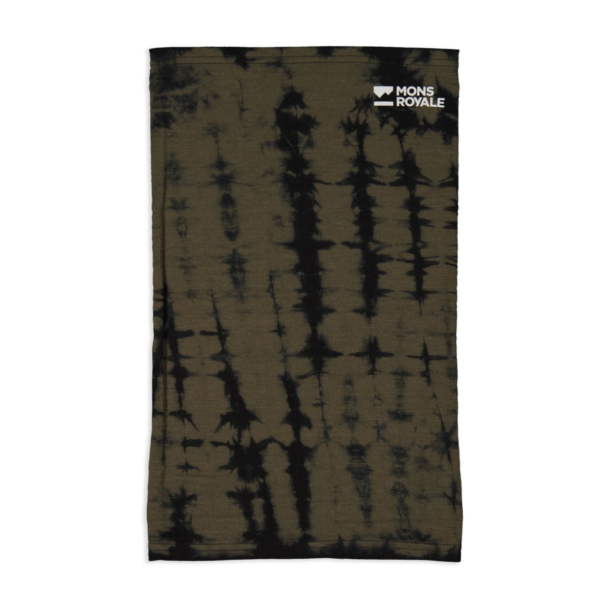 Mons Royale - Unisex Daily Dose Merino Flex 200 Neckwarmer - Olive Tie Dye
