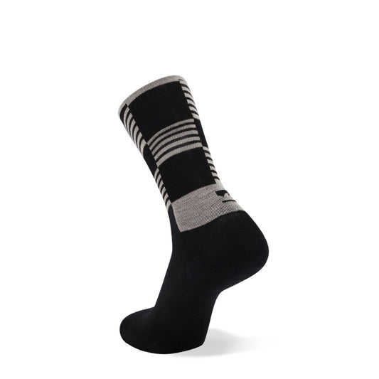 Mons Royale - Unisex Atlas Crew Sock - Black Check