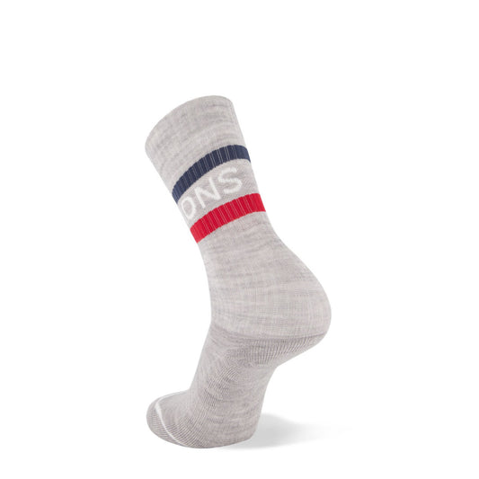 Mons Royale - Unisex Signature Merino Crew Sock - College Grey