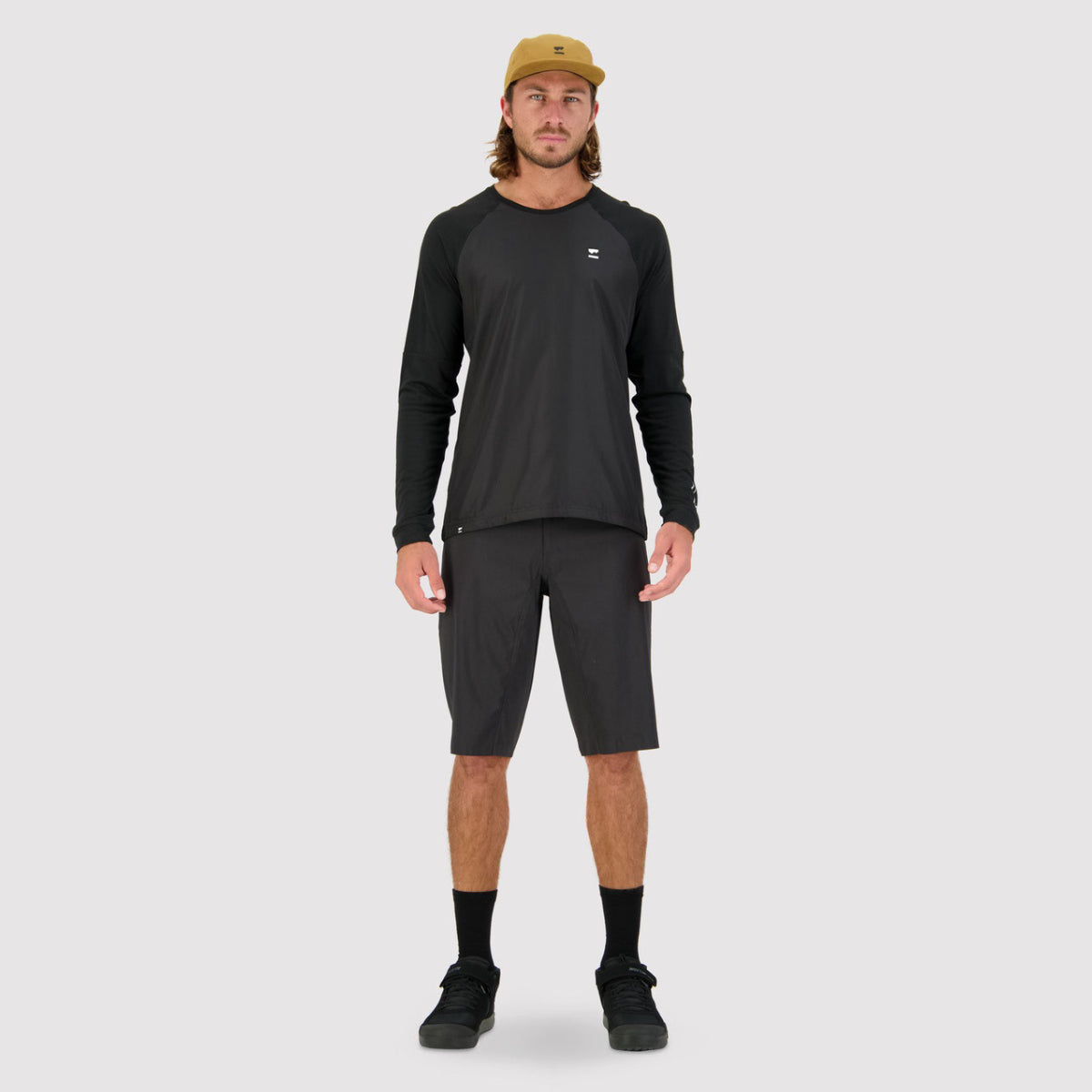 Mons Royale - Men's Tarn Merino Shift Wind Jersey - Black