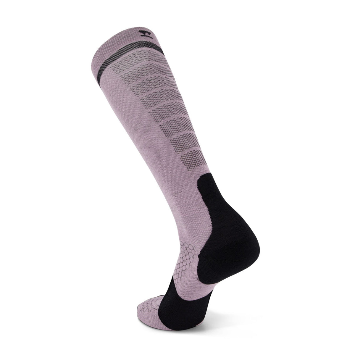 Mons Royale - Unisex Pro Lite Merino Snow Sock - Orchid Sun