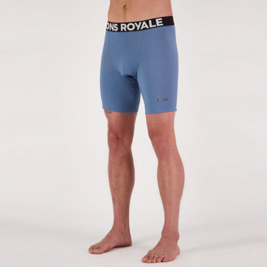 Mons Royale - Men's Low Pro Merino Aircon Bike Short Liner - Blue Slate