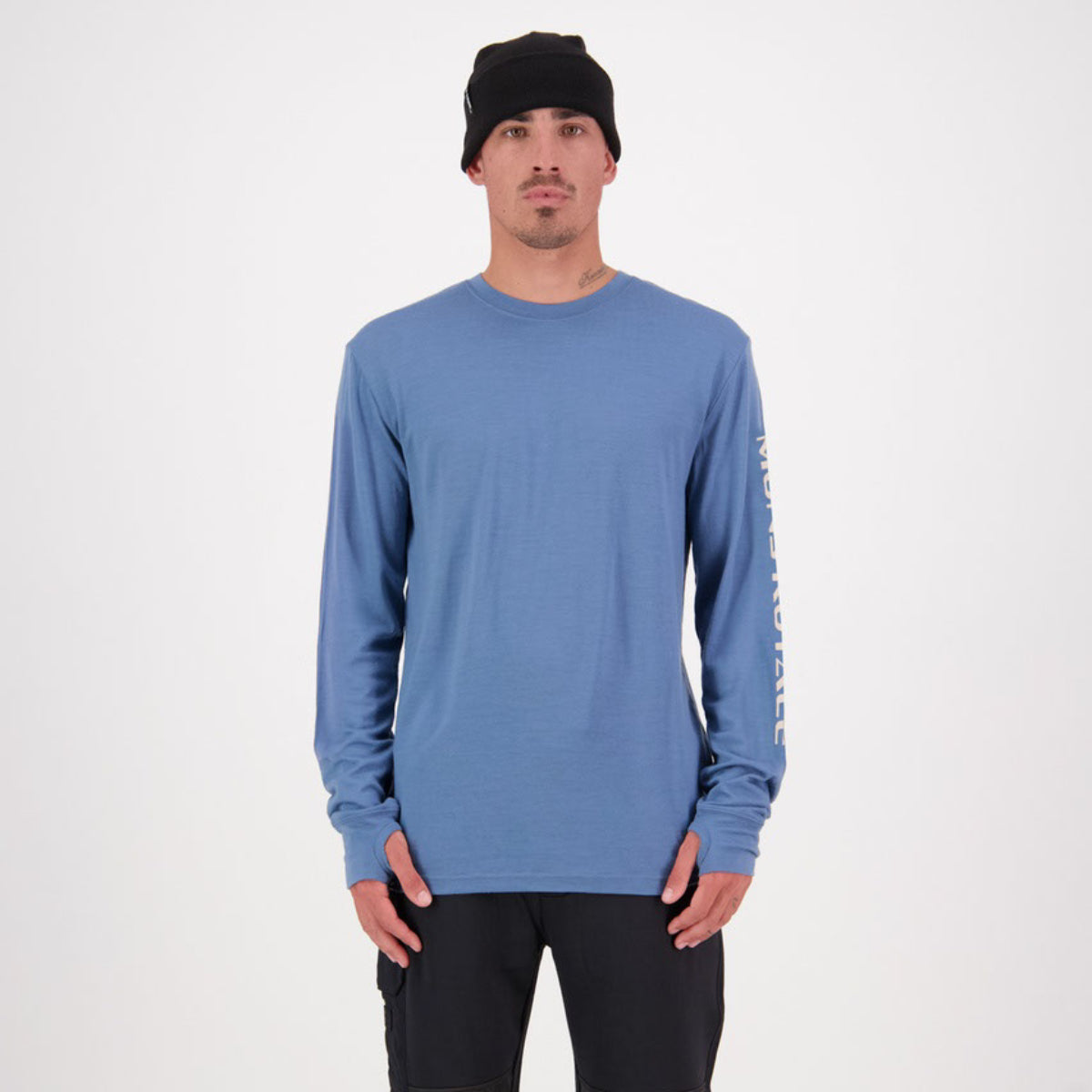 Mons Royale - Men's Yotei Classic LS - Blue Slate