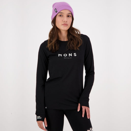Mons Royale - Women's Yotei Classic LS - Black