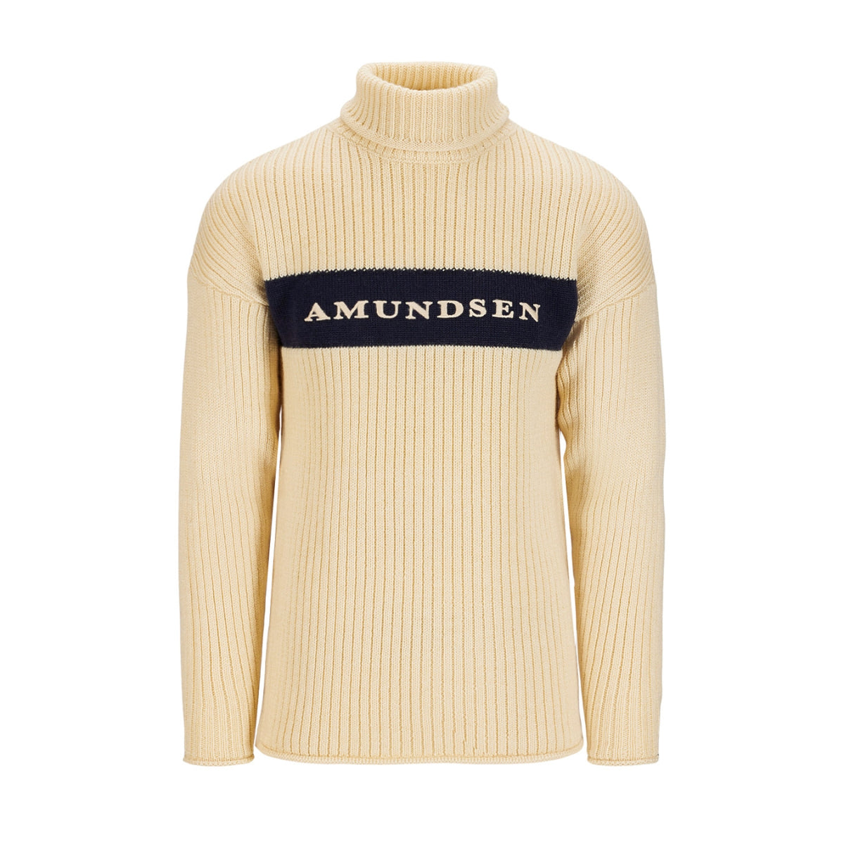 Amundsen Sports - Men's Heroes Ski Turtle Neck - Natural / Navy