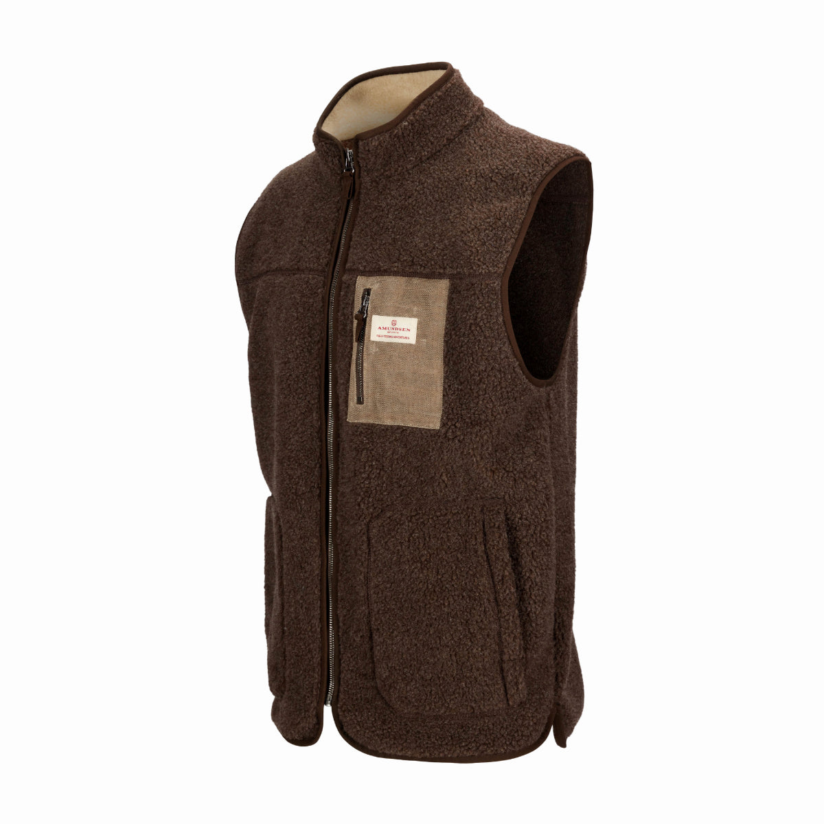 Amundsen Sports - Men's Heroes Wool Fleece Vest - Cowboy
