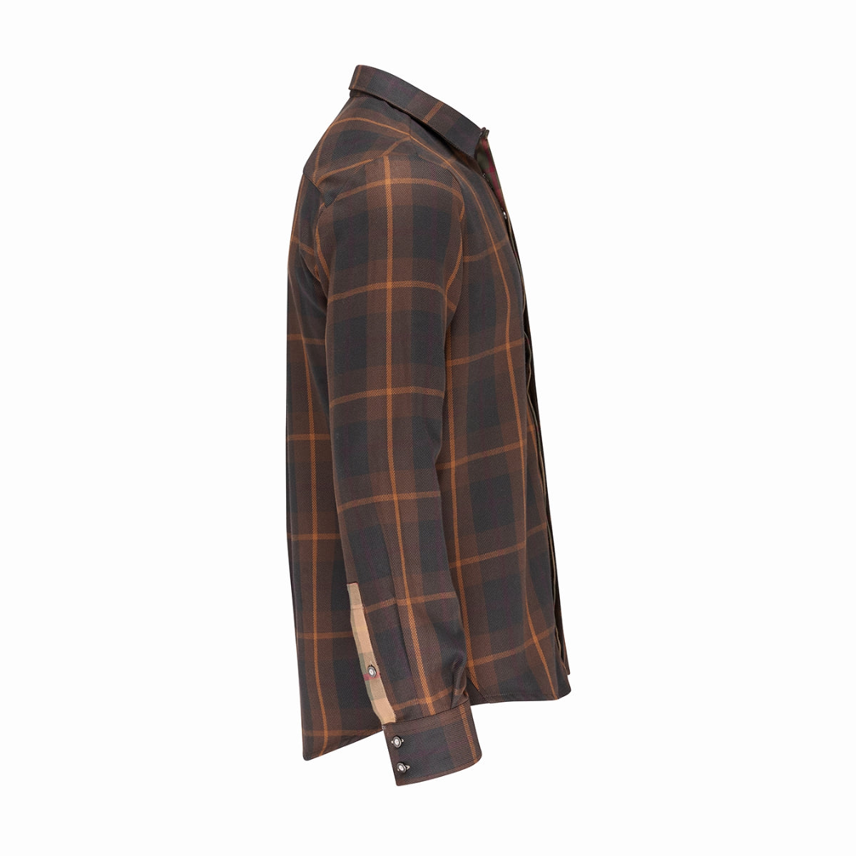 Amundsen Sports - Men's Skauen Field Shirt - Hunter Brown Checks