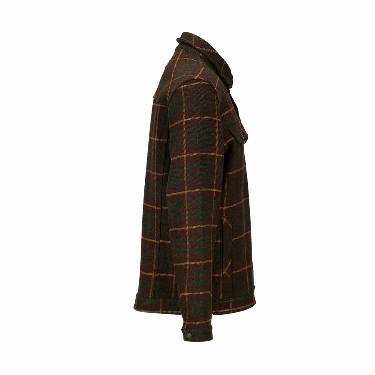Amundsen Sports - Unisex Wool Jacket - Hunter Brown Checks