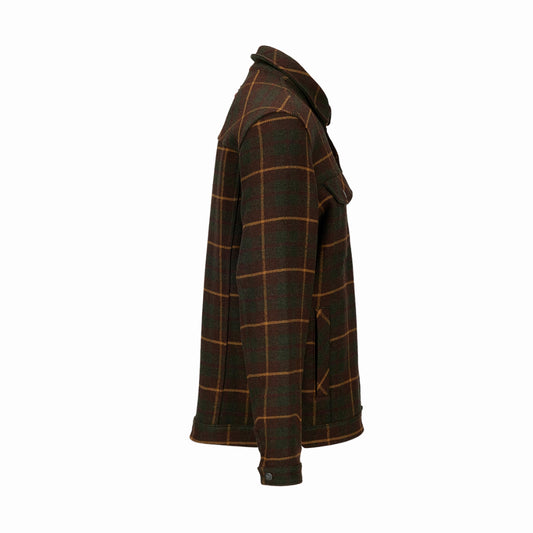 Amundsen Sports - Unisex Wool Jacket - Hunter Brown Checks