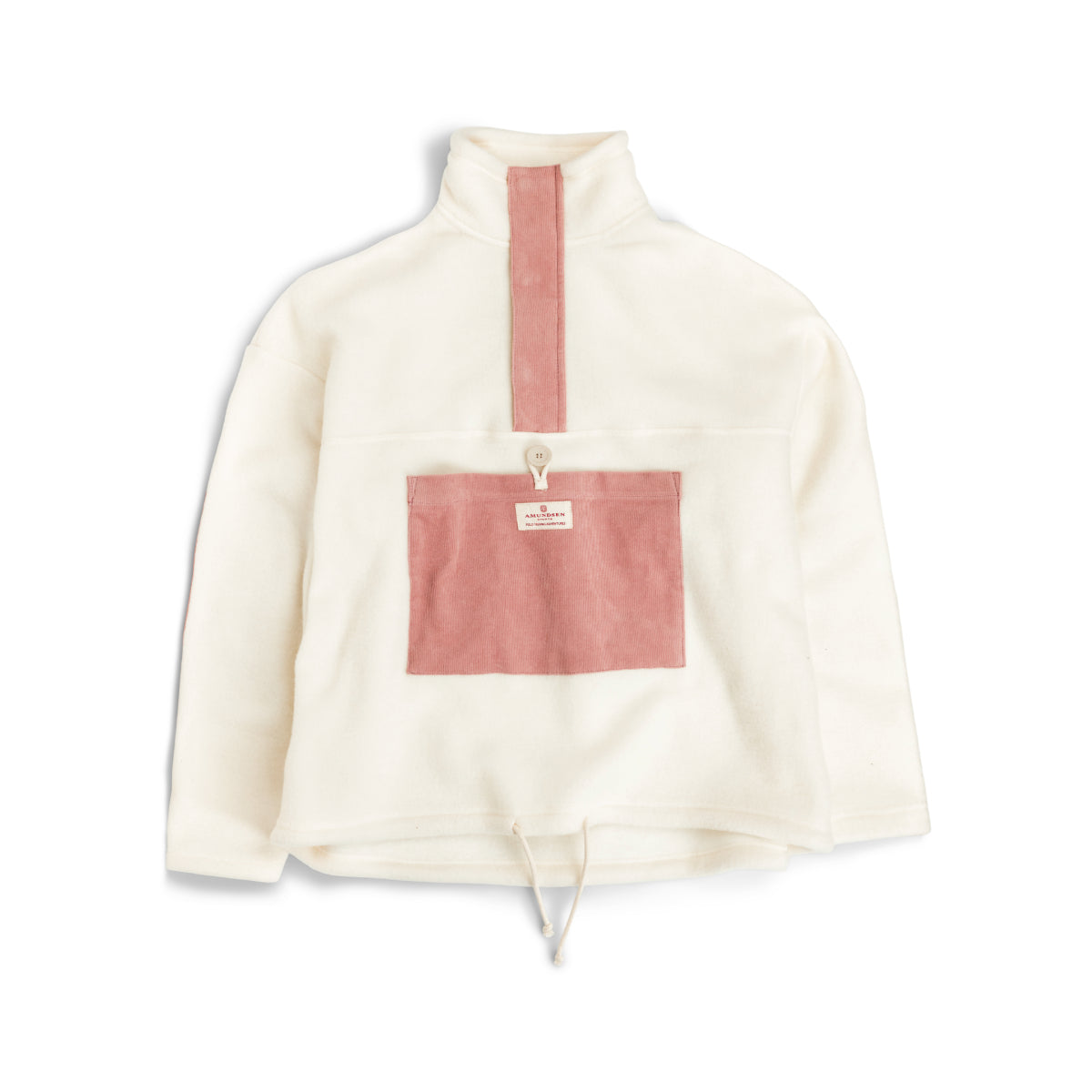 Amundsen Sports - Women's Vagabond Cord Fleece - Natural / Peony Pink