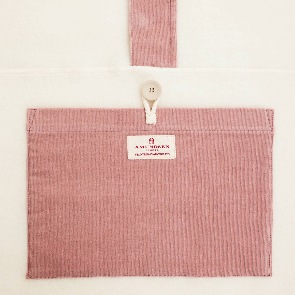 Amundsen Sports - Women's V-Bond Cord Fleece - Natural/Peony Pink