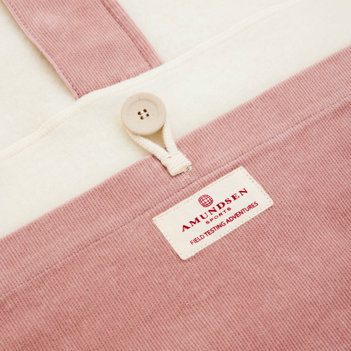 Amundsen Sports - Women's Vagabond Cord Fleece - Natural / Peony Pink