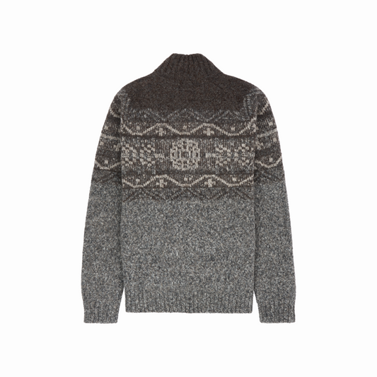 Amundsen Sports (Sample) - Men's Alpe Full-Zip - Light Grey/Pattern