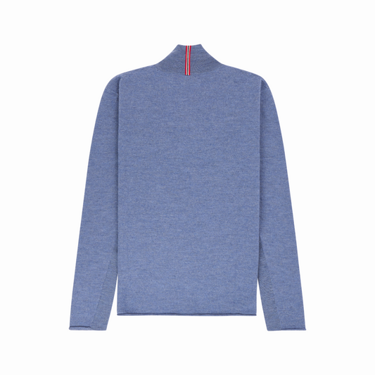 Amundsen Sports (Sample) - Men's Boiled Half Zip - Denim Blue
