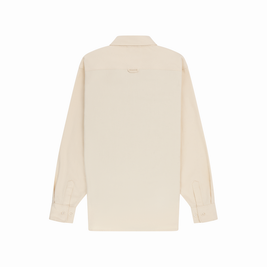 Amundsen Sports (Sample) - Men's Framheim Flannel Shirt - Oatmeal - Futureproof.life