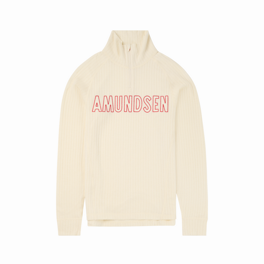 Amundsen Sports - Men's Hero's Hide Half Zip Neck - Natural/Logo