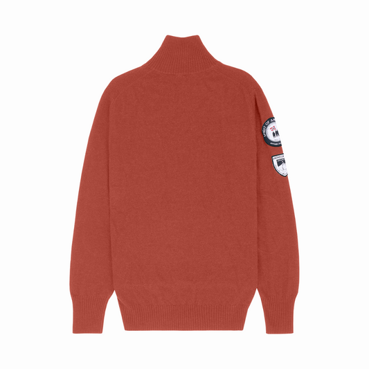 Amundsen Sports (Sample) - Men's Peak Half Zip - Terra Red