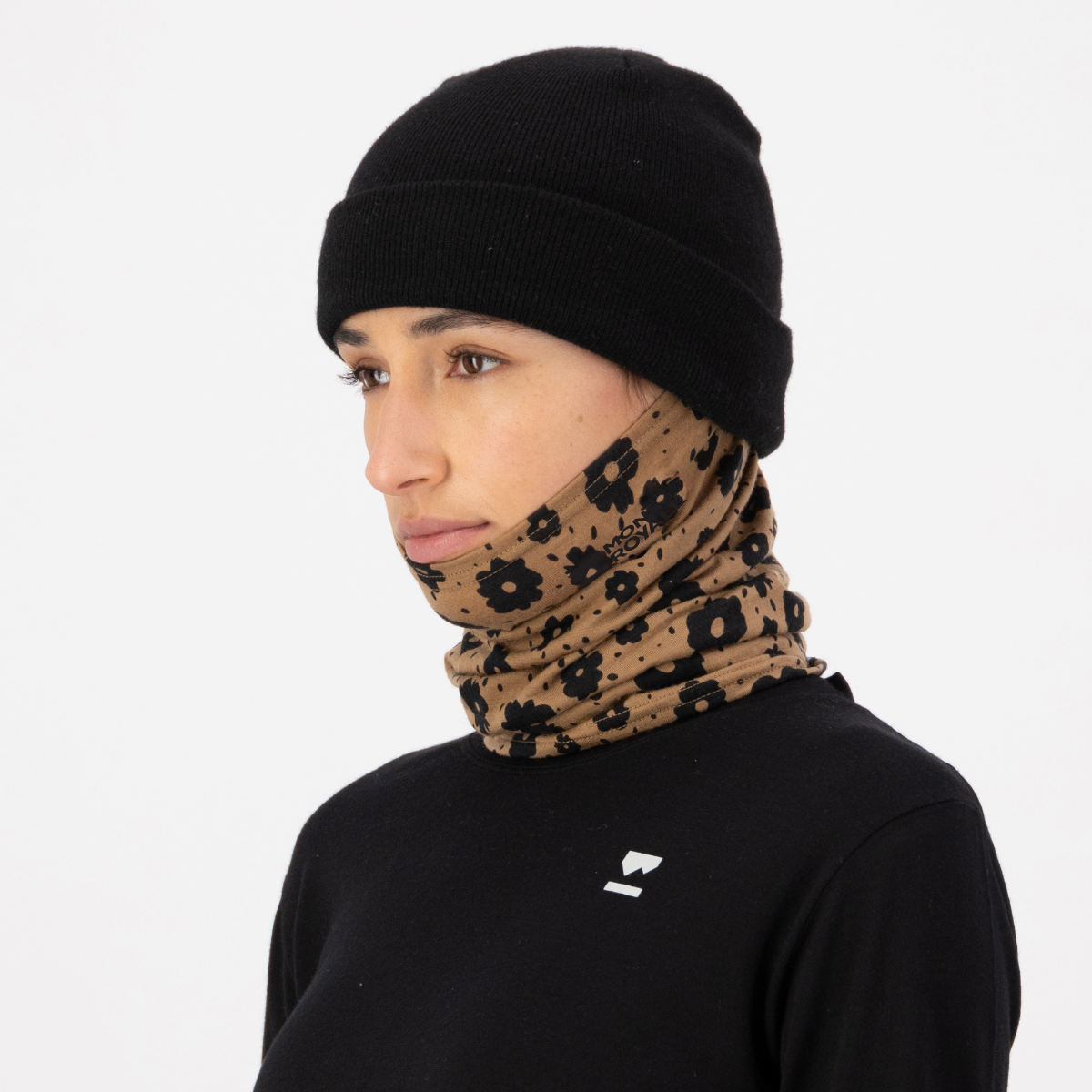 Mons Royale - Unisex Daily Dose Merino Neckwarmer - Aoraki Lily Toffee