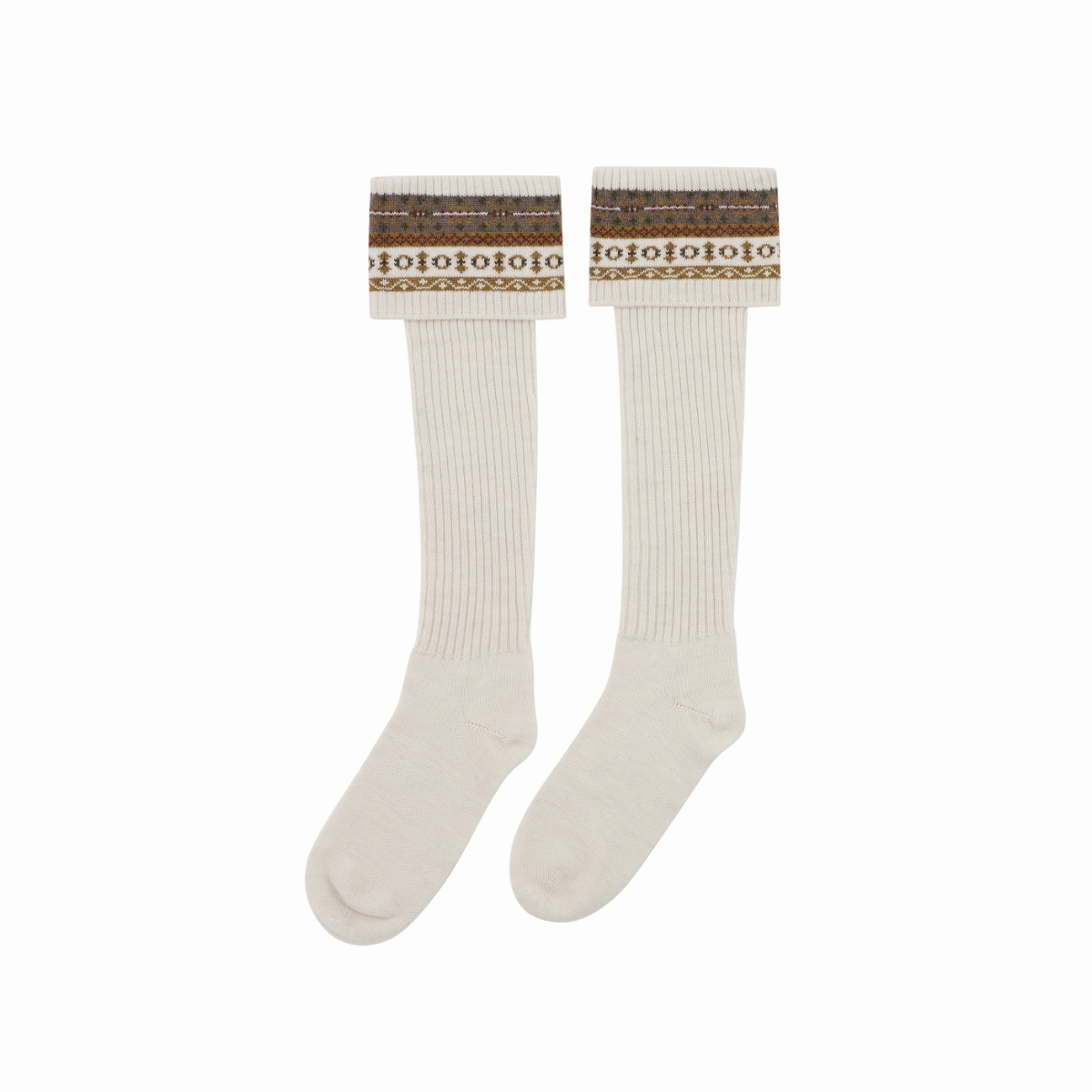 Amundsen Sports (Sample) - Unisex Dunkirk Knickerbocker Socks - Oatmeal