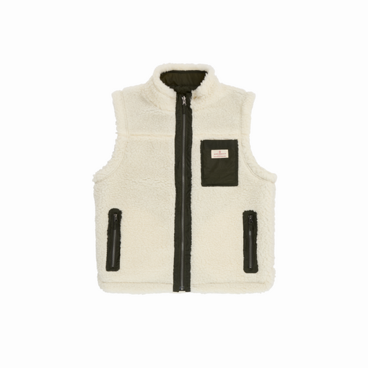 Amundsen Sports (Sample) - Unisex Harvester Reverso Waxed Vest - Olive