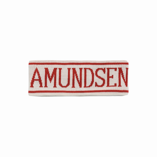 Amundsen Sports (Sample) - Unisex Amundsen Ski Headband - White/Red