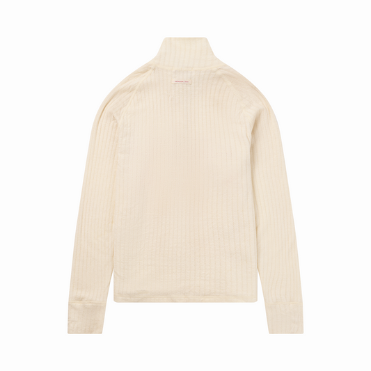 Amundsen Sports (Sample) - Women's Hero's Hide Half Zip Neck - Natural/Logo