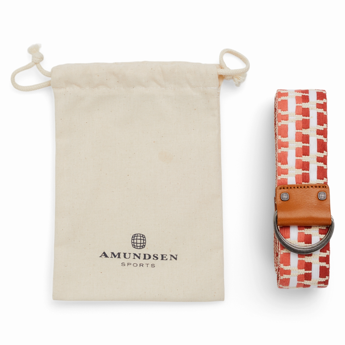 Amundsen Sports (Sample) - Unisex Woven Belt - Weathered Red