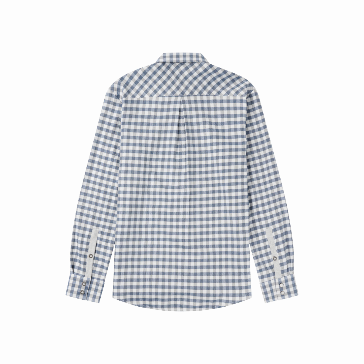 Amundsen Sports - Men's V-Bond Shirt - Small Chequered Blue