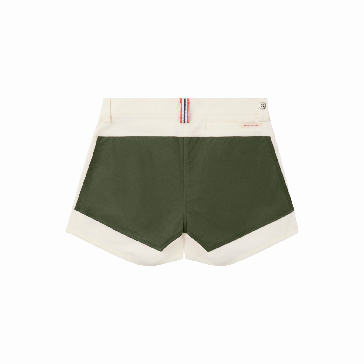 Amundsen Sports - Women's 5Incher Field Shorts - Offwhite/Green - Futureproof.life