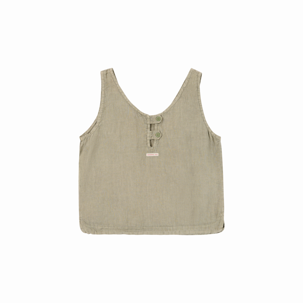 Amundsen Sports - Women's Safari Linen Top - Olive Ash
