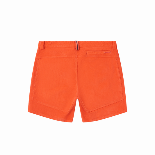 Amundsen Sports (Sample) - Men's 7Incher Concord Garment Dyed Shorts - Spicy Orange - Futureproof.life