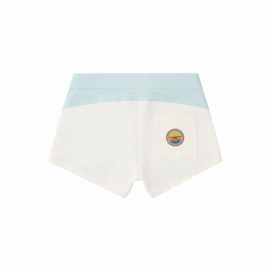 Amundsen Sports (Sample) - Women's 3Incher Concord Shorts - Faded Blue Sky/Natural - Futureproof.life