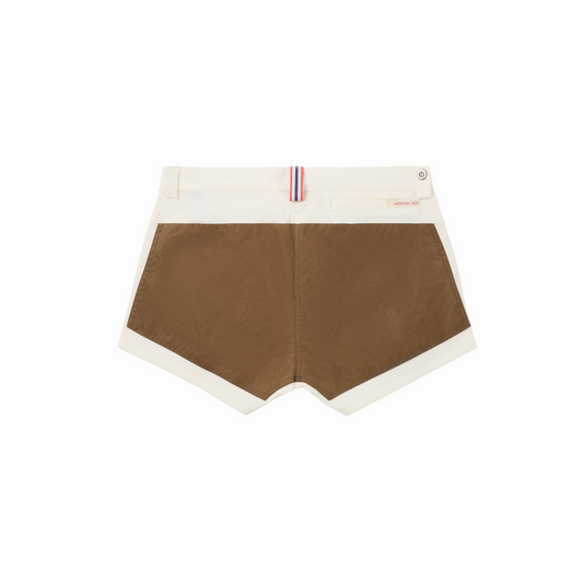 Amundsen Sports (Sample) - Women's 3Incher Field Shorts - Offwhite/Tan - Futureproof.life