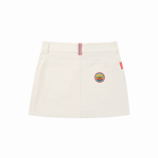 Amundsen Sports (Sample) - Women's Concord Garment Dyed Skirt - White - Futureproof.life