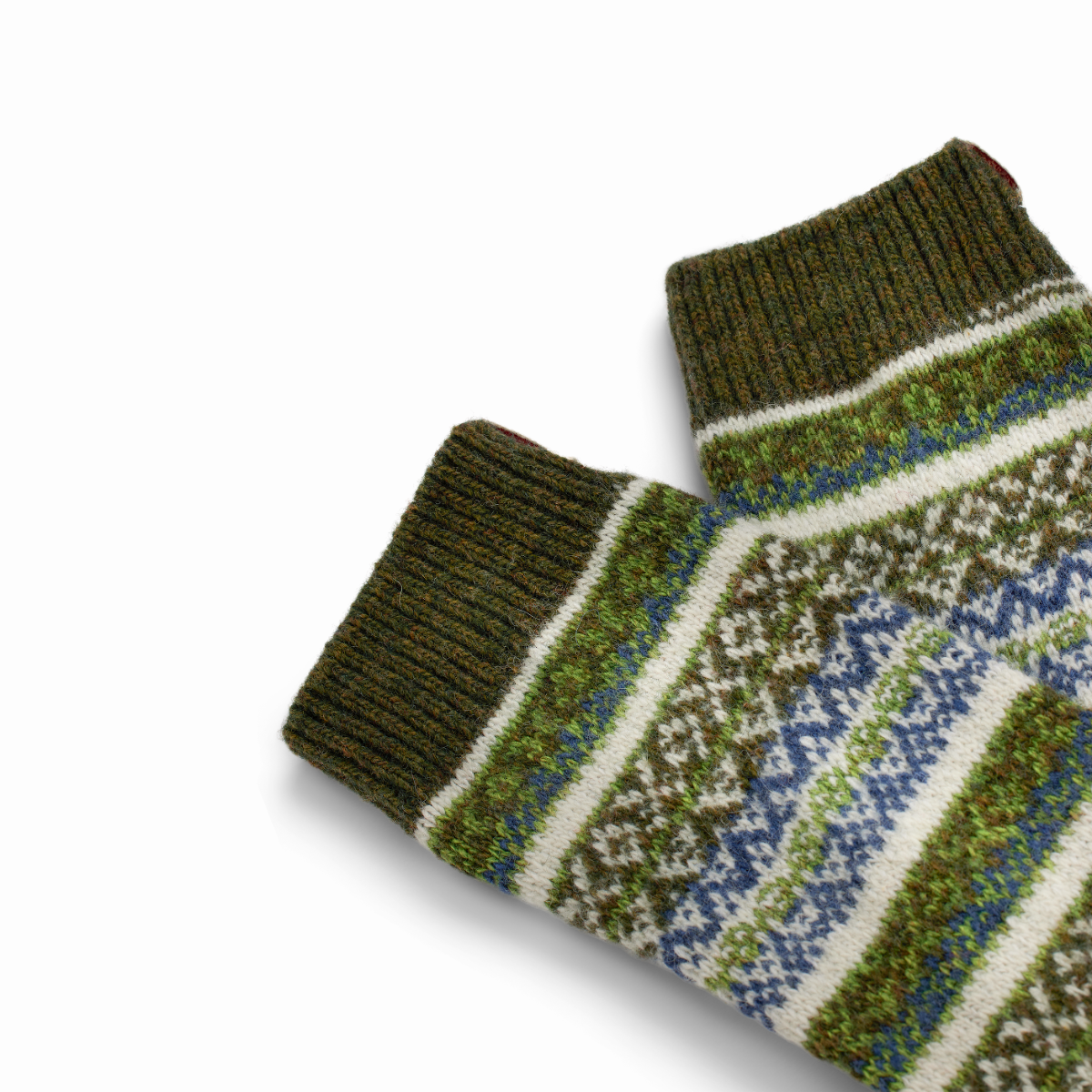 Amundsen Sports (Sample) - Unisex Skauen Mid Calf Socks - Leaf Green