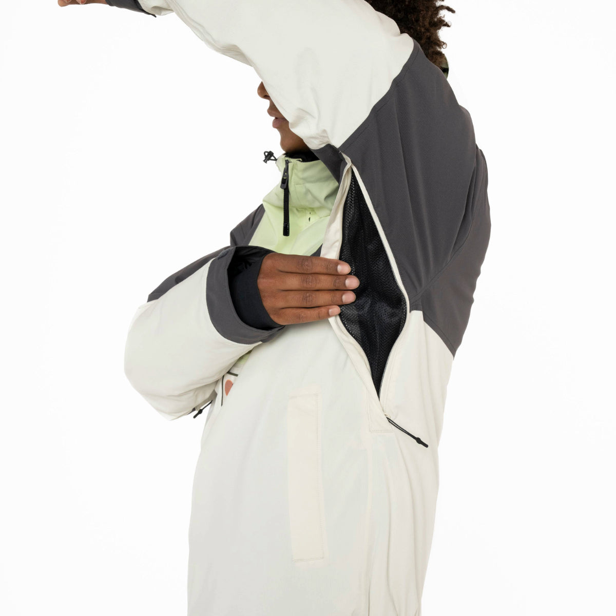 Armada (Sample) - Men's Gansett 2L Insulated Anorak - Cream/Anthracite